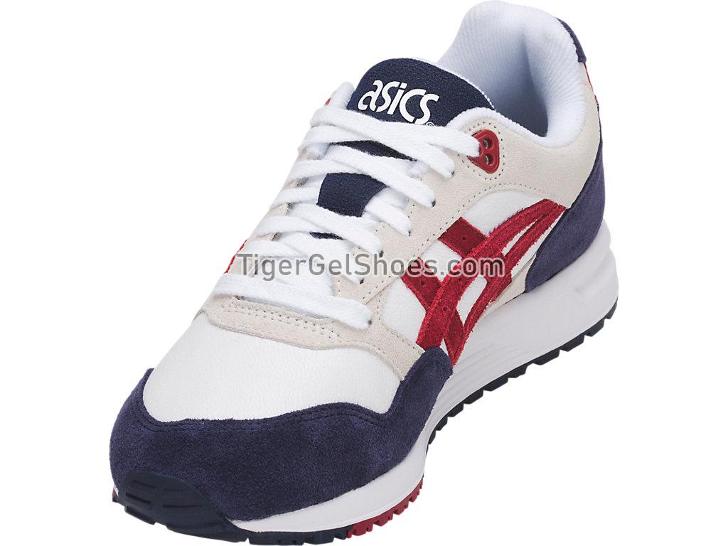 Asics GEL-Saga White/Burgundy 1193A095-102 GEL Mens Shoes