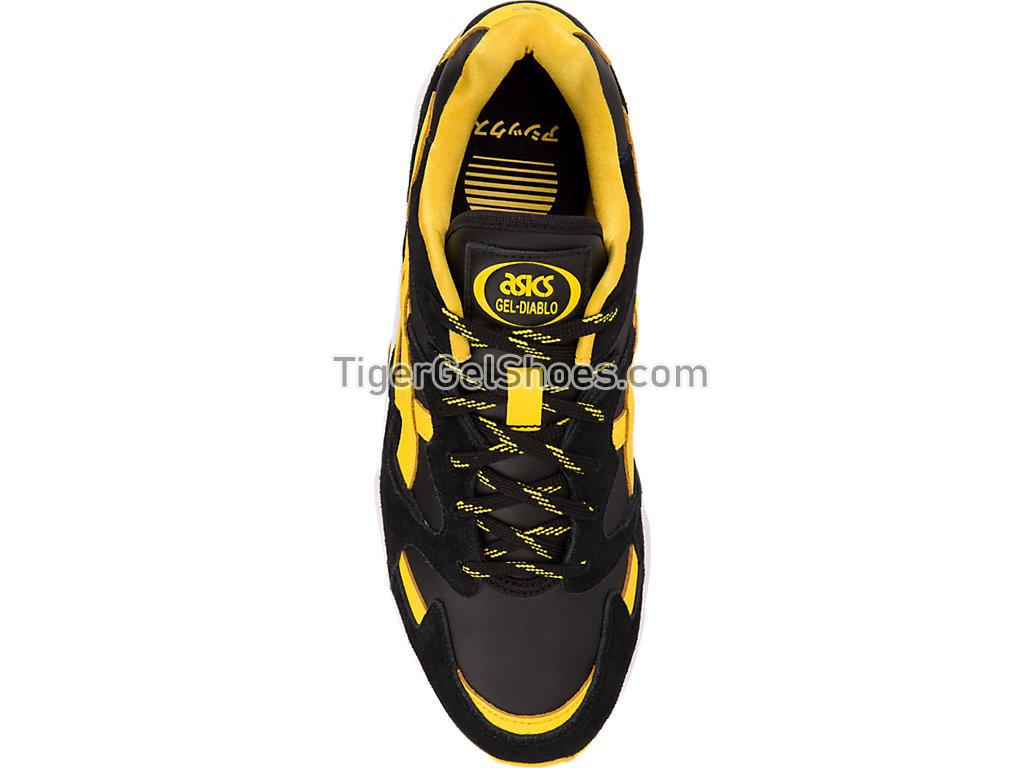 Asics Gel-Diablo Performance Black/Tai-Chi Yellow/Sun Logo 1191A129-001 GEL Mens Shoes
