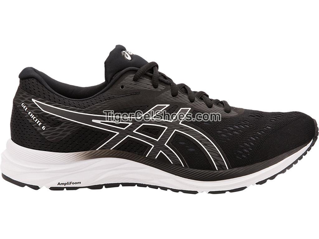 Asics GEL-Excite 6 (4E) Black/White 1011A166-001 Mens Running Shoes