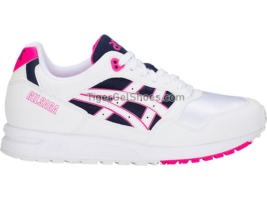 Asics GEL-Saga White/Pink Glo 1193A071-104 GEL Mens Shoes