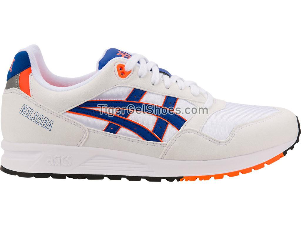 Asics GEL-Saga White/ASICS Blue 1193A071-101 GEL Mens Shoes