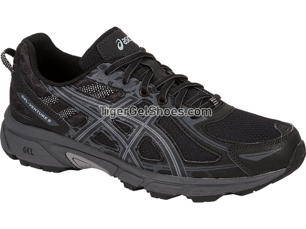 Asics GEL-Venture 6 (4E) Black/Phantom/Mid Grey T7G3N-9016 Mens Trail Running Shoes